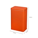 colored tin box